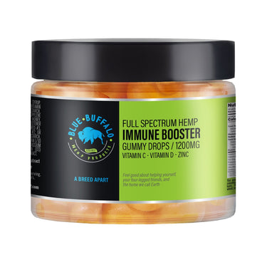 Full Spectrum CBD Gummies: Immune Booster Orange Drops 1200mg | 120ct